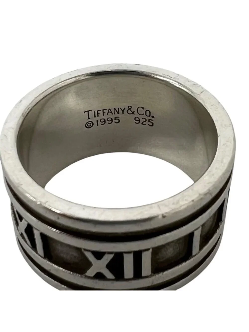 Tiffany & Co Atlas Wide Ring 925 Sterling Silver